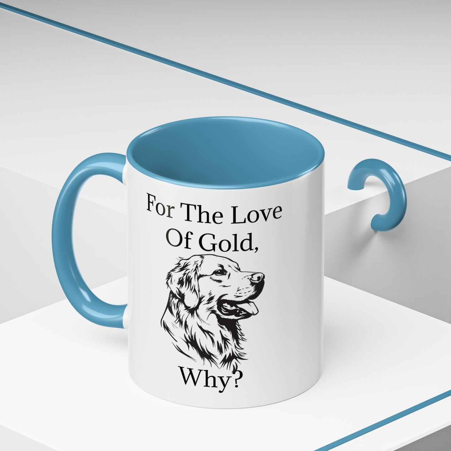 For The Love Of Gold 2-Tone Coffee Mug