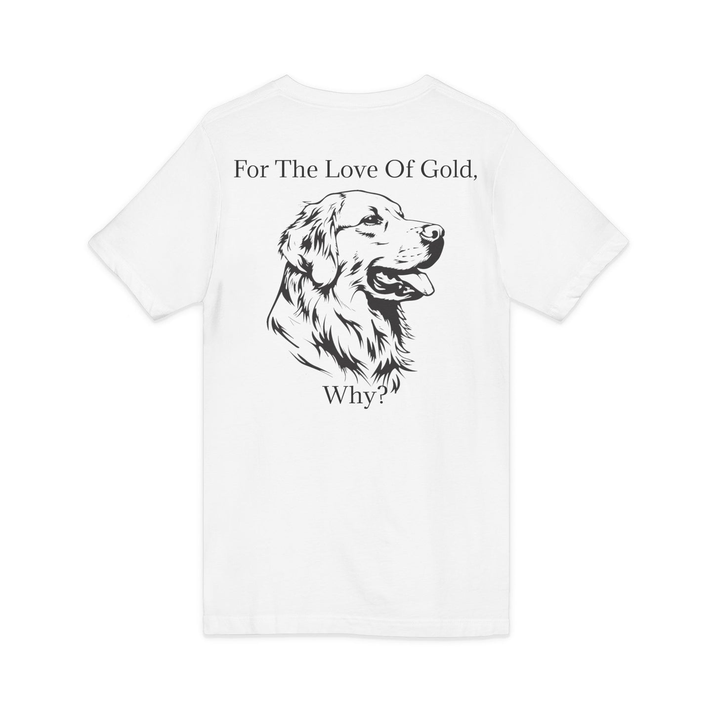 For The Love Of Gold Unisex Short Sleeve V-Neck Tee