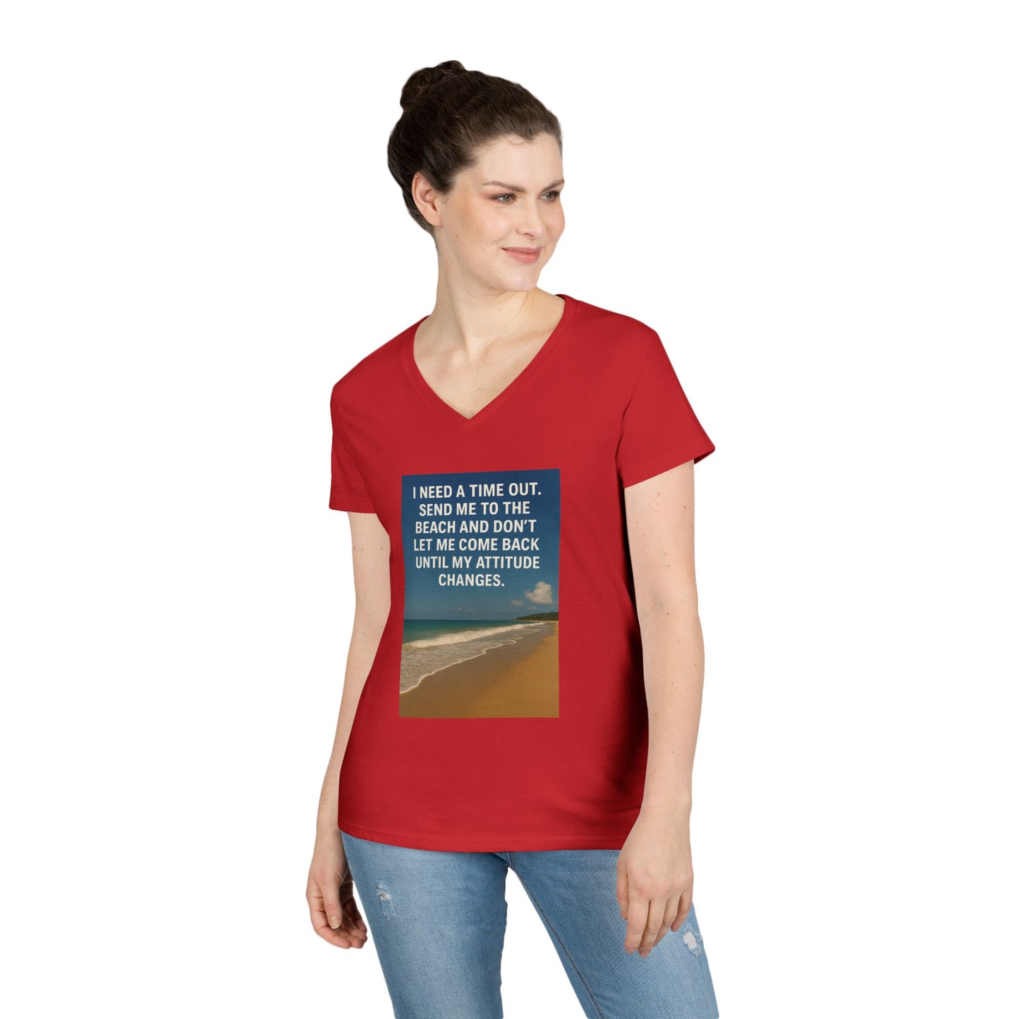 Time Out Women's V-Neck T-Shirt