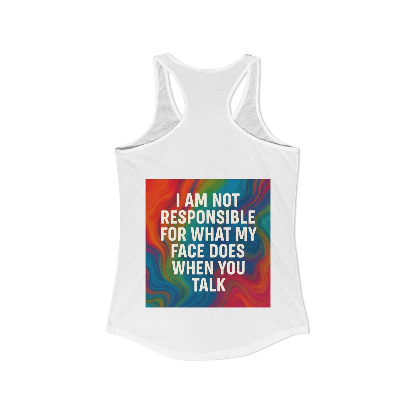 When You Talk Women's Racerback Tank