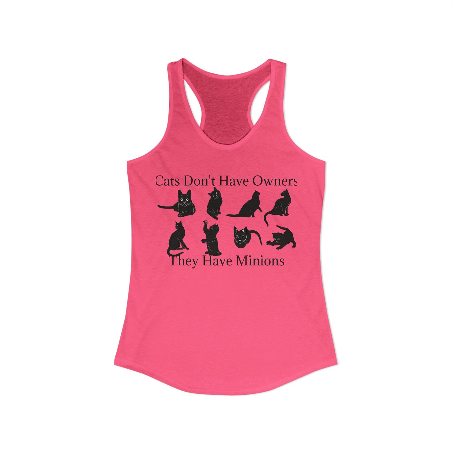Cat Minions Women's Racerback Tank