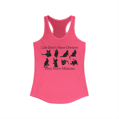 Cat Minions Women's Racerback Tank