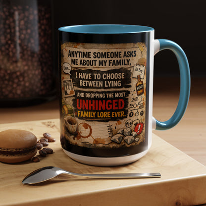 Unhinged Family 2-Tone Coffee Mug