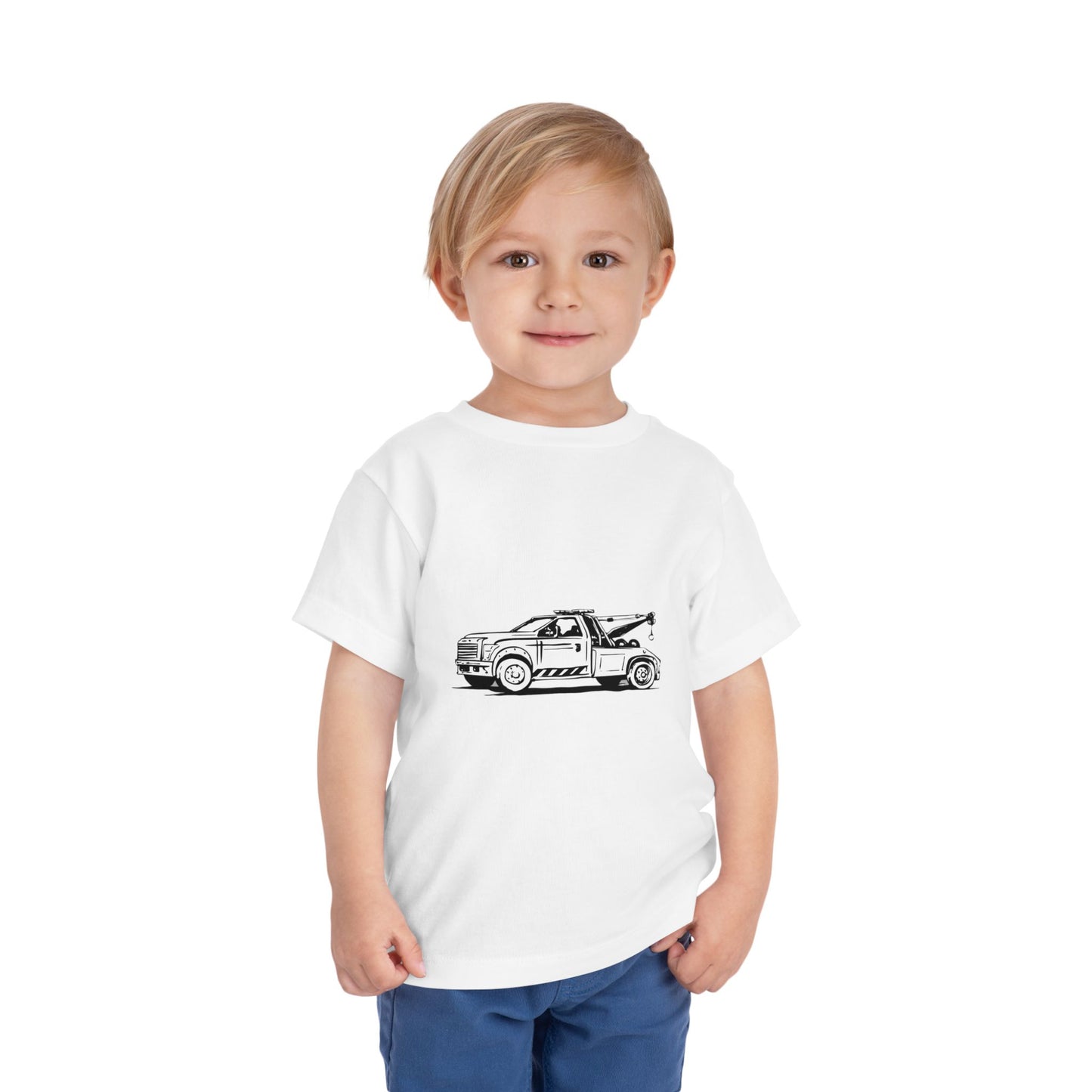 Wheel Lift Tow Truck Toddler Unisex Short Sleeve Crewneck Tee