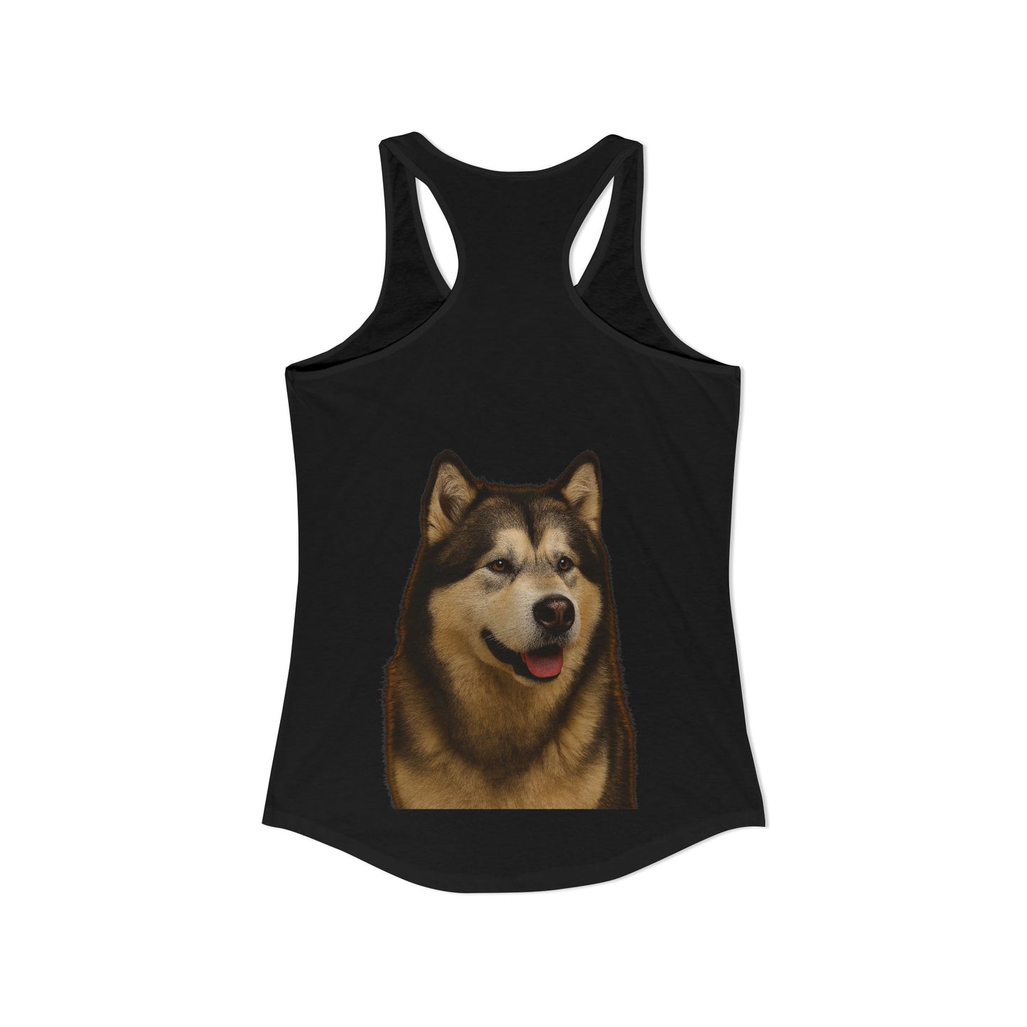 Malamute Head Women's Racerback Tank