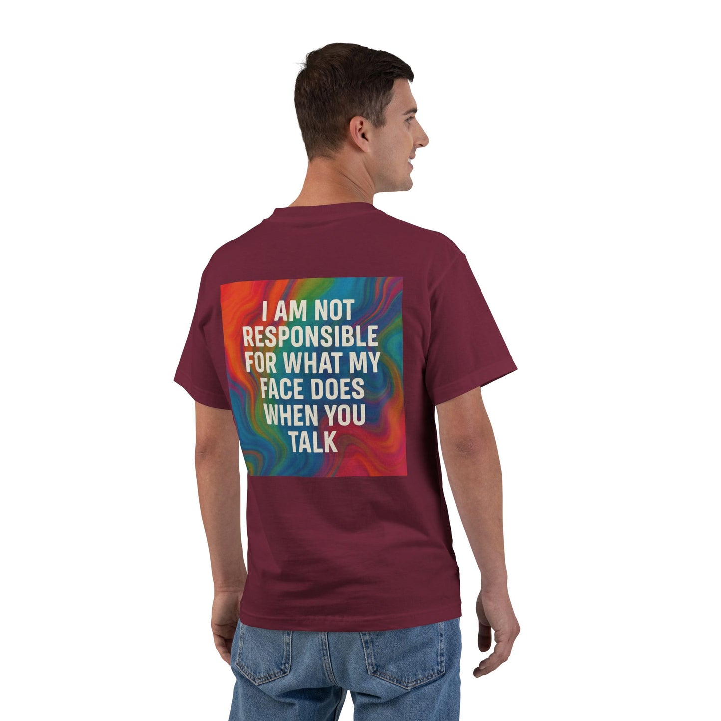 When You Talk Men's Short-Sleeve Crewneck Tee