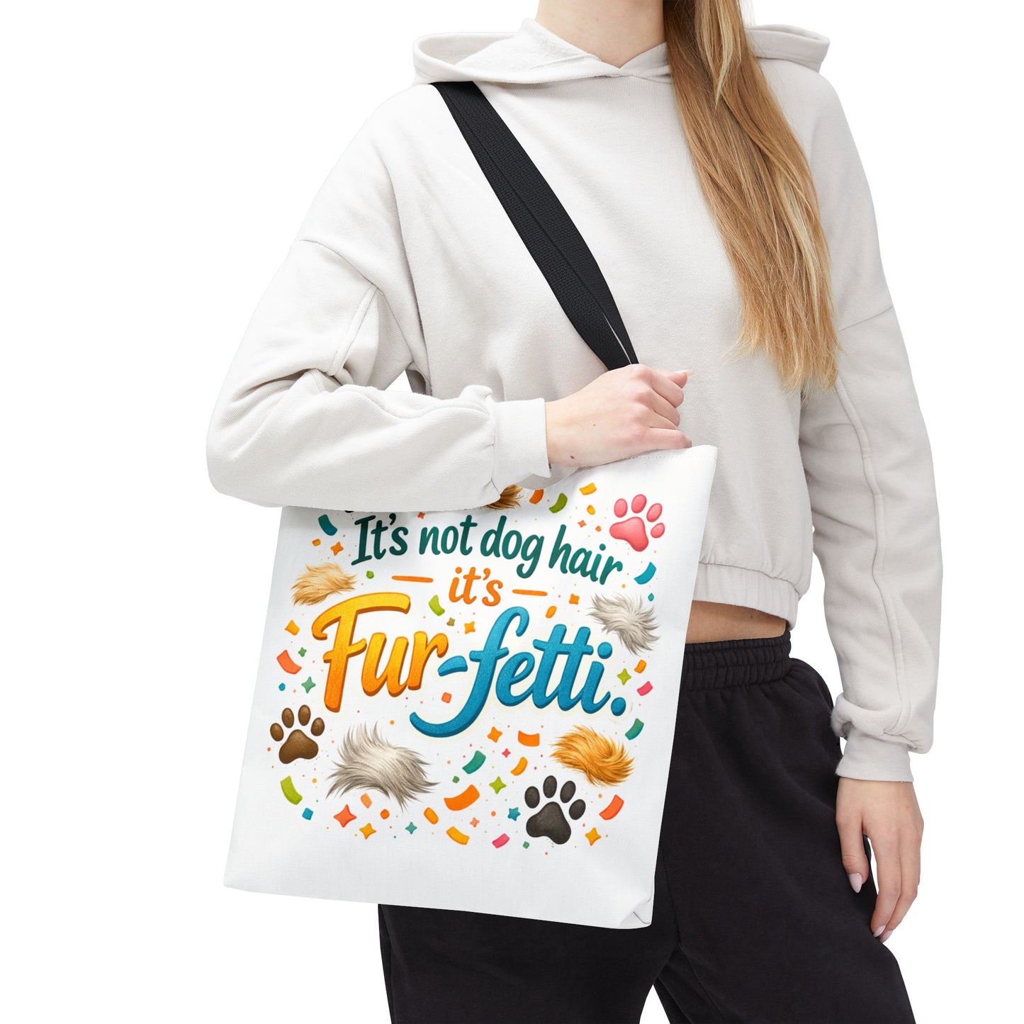 Fur-Fetti Dog Tote Bag