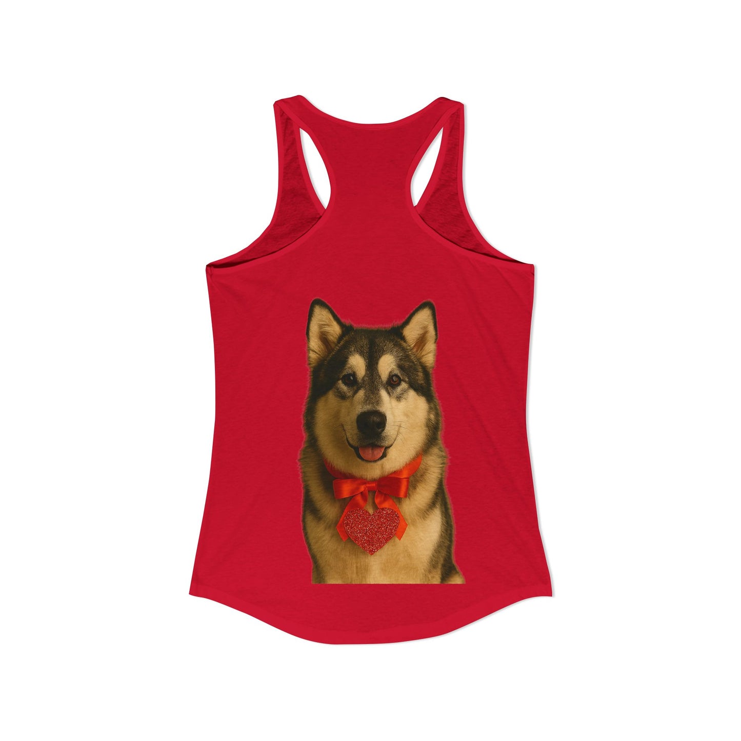 Cupid's Companion Malamute Women's Racerback Tank
