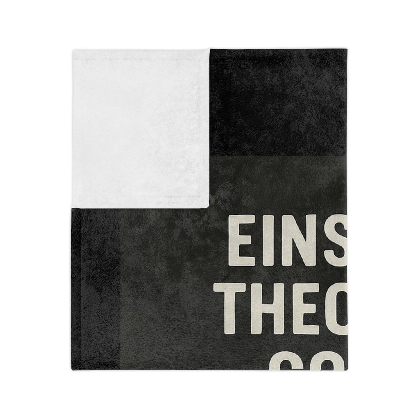 Einstein's Theory Of Coffee Velveteen Microfiber Blanket