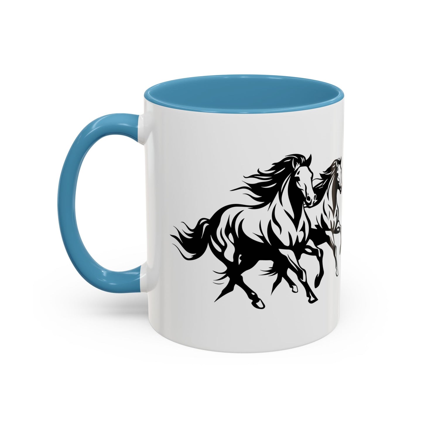 Horsin' Around 2-Tone Coffee Mug