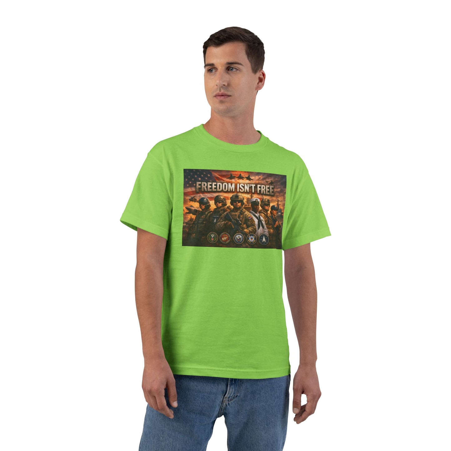 Freedom Isn't Free Men's Short-Sleeve Crewneck Tee