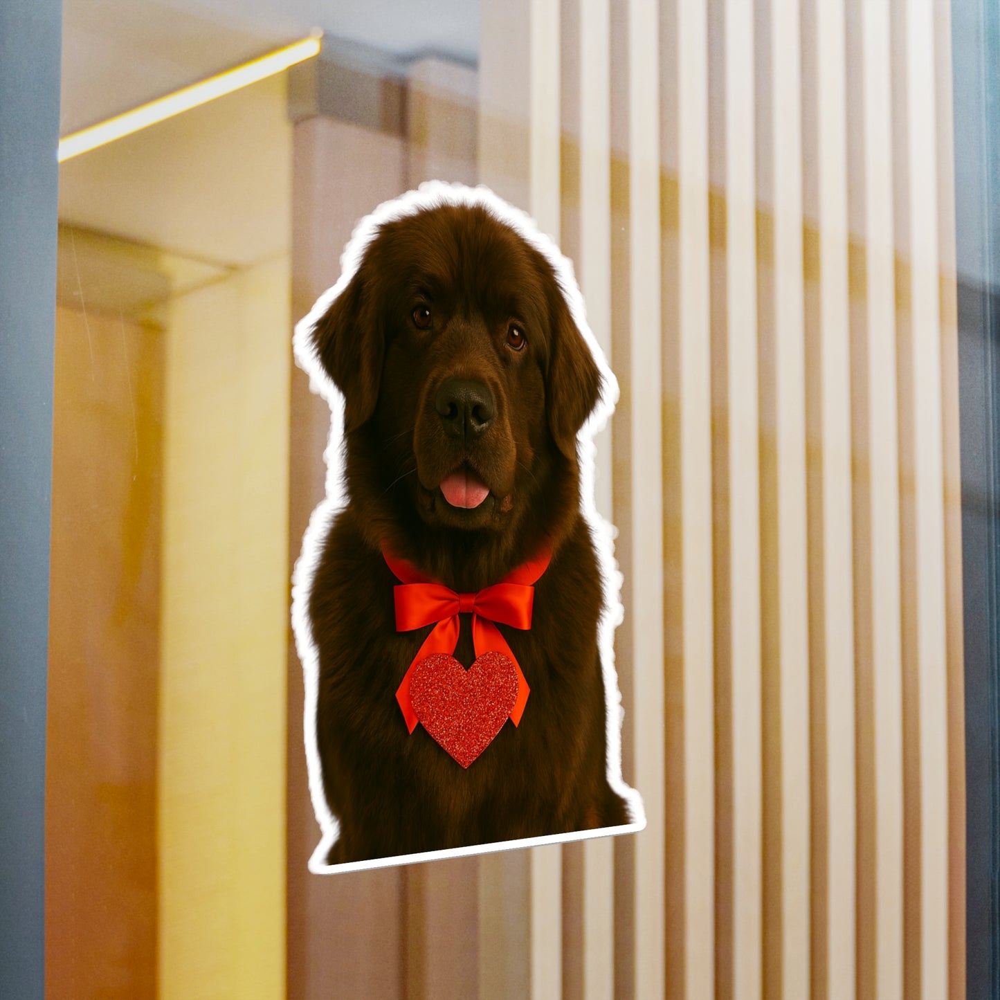 Cupid's Companion Newfie Vinyl Decal