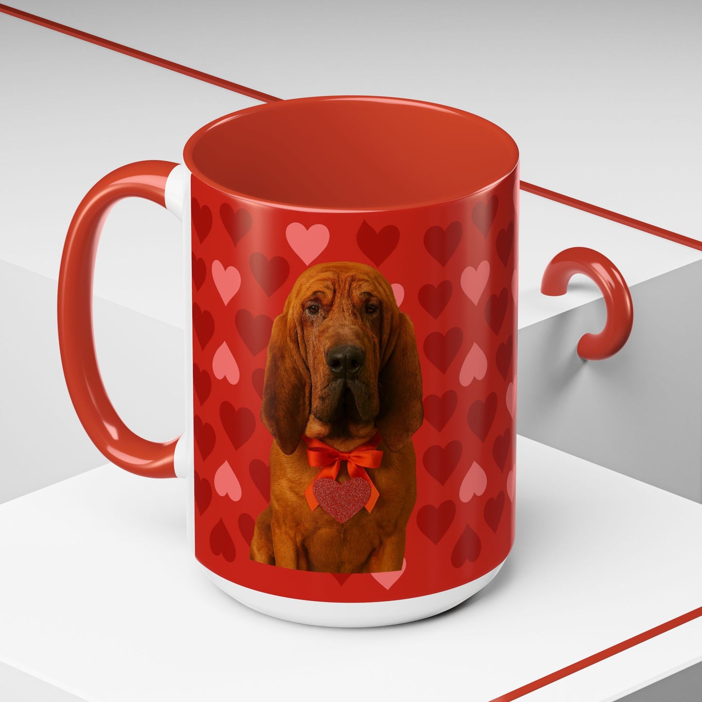 Cupid's Companion Bloodhound 2-Tone Coffee Mug