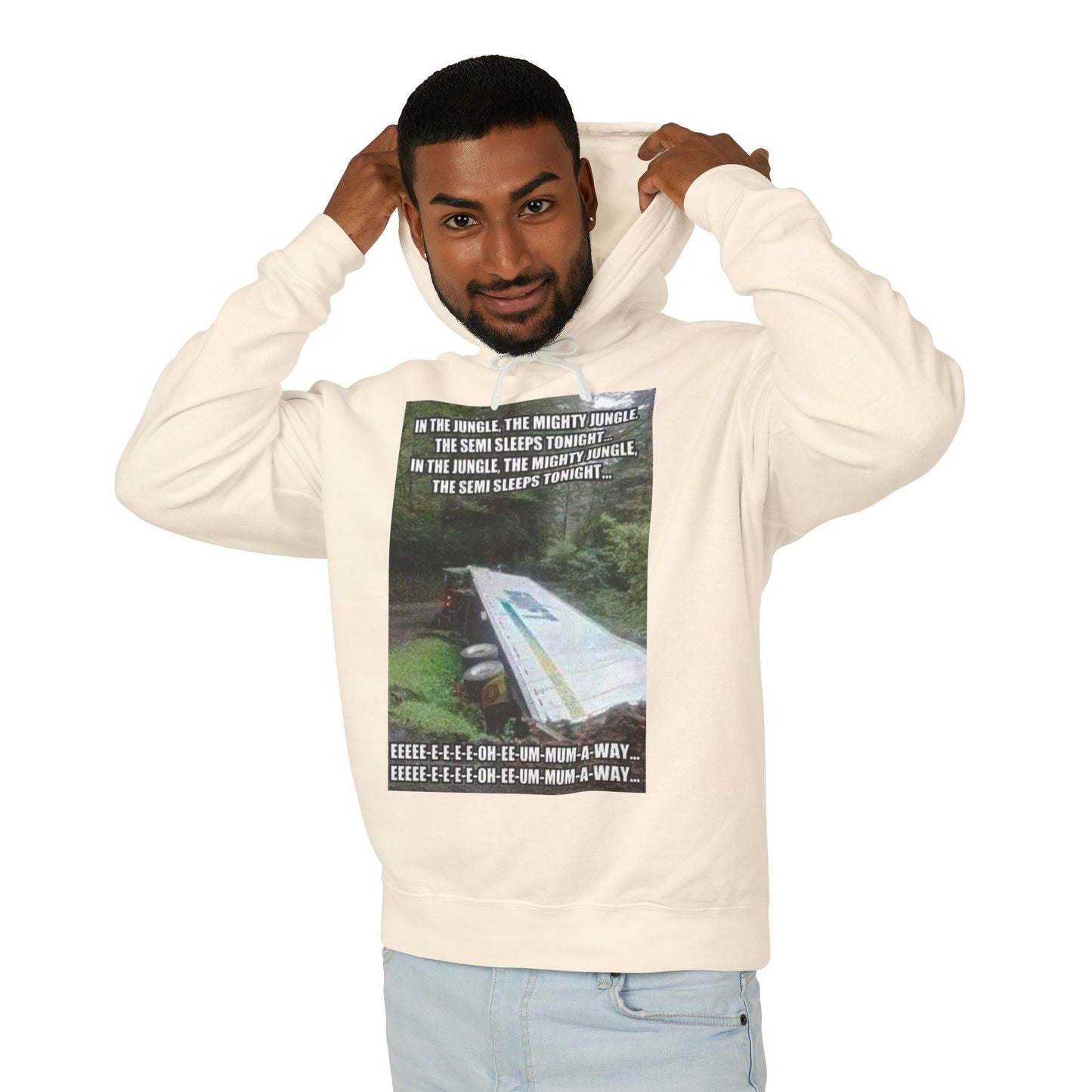 Semi Sleeps Unisex Lightweight Hoodie