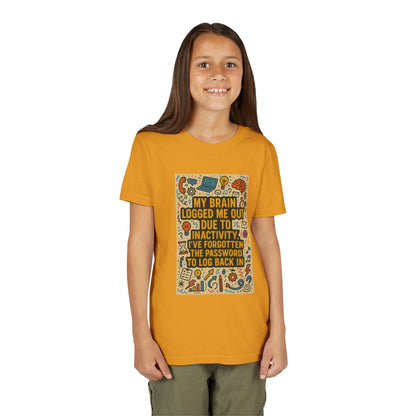 Logged Out Youth Unisex Short Sleeve Crewneck Tee