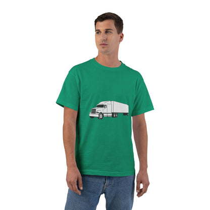 Semi Truck Men's Short-Sleeve Crewneck Tee