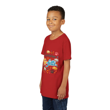 Fur-Fetti Dog Youth Unisex Short Sleeve Crewneck Tee