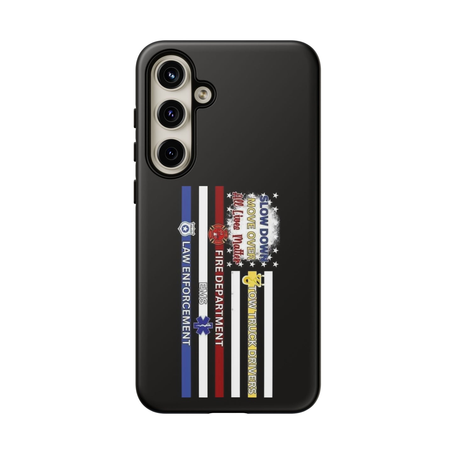 Slow Down Move Over Flag Samsung Case