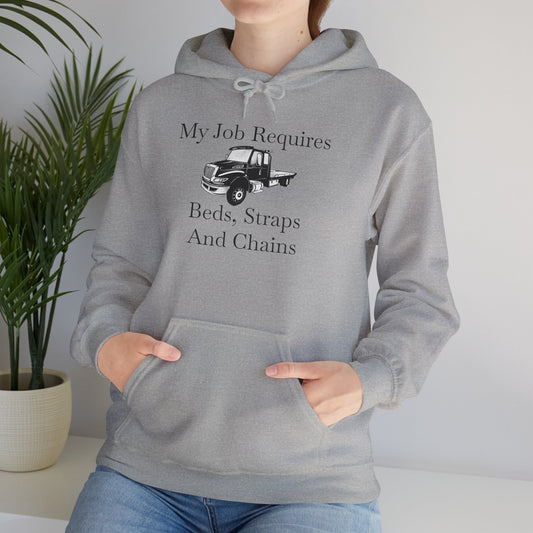 Beds, Straps, And Chains Unisex Hoodie