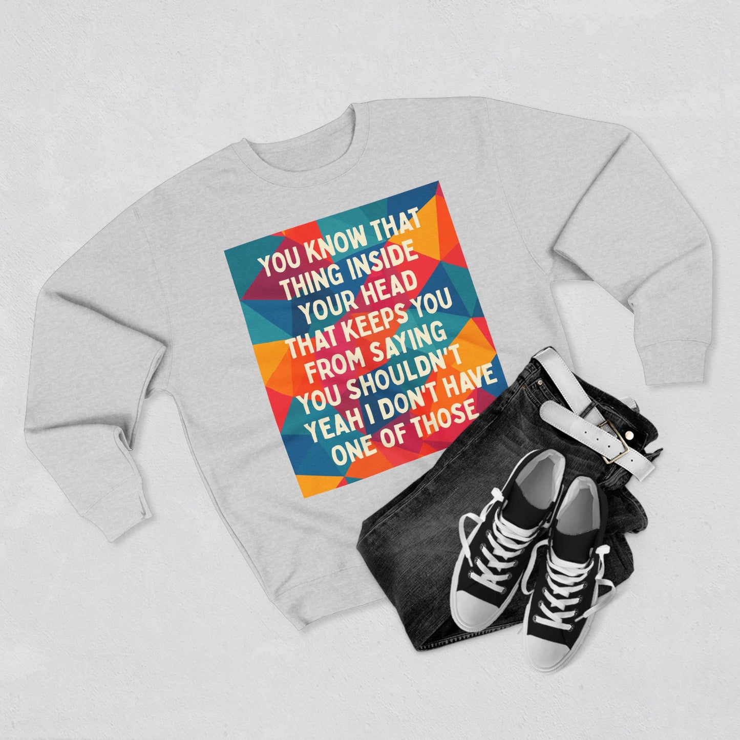 No Filter Unisex Crewneck Sweatshirt