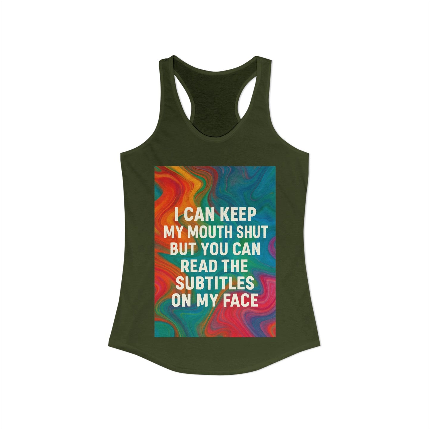 Subtitles Women's Racerback Tank