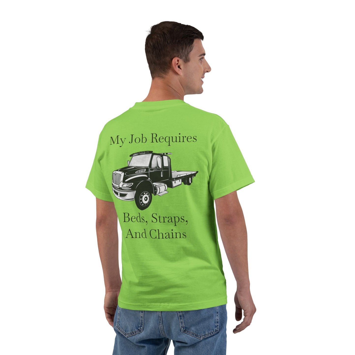Beds, Straps, And Chains Men's Short-Sleeve Crewneck Tee