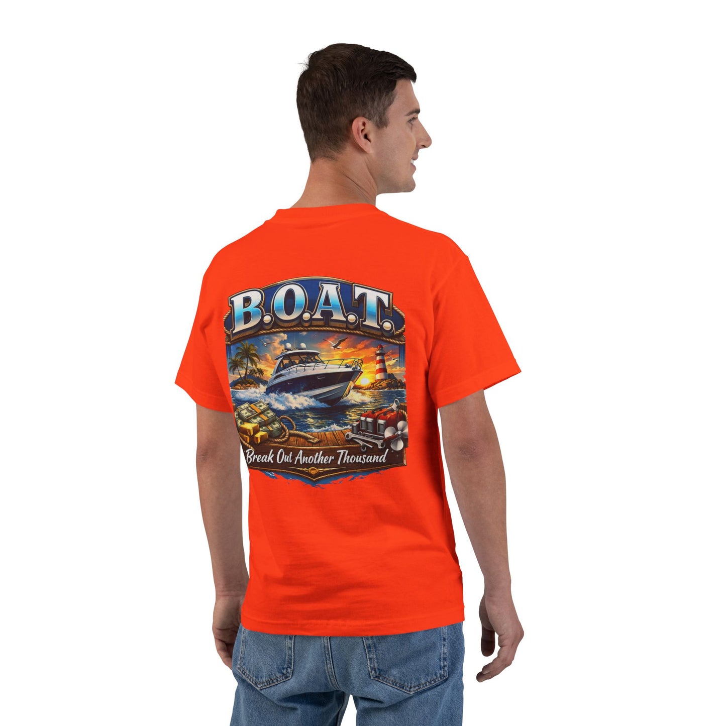 B.O.A.T. Men's Short-Sleeve Crewneck Tee
