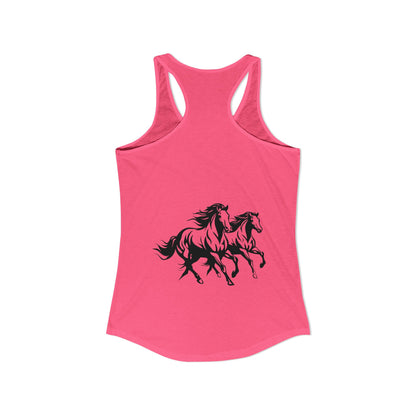 Horsin' Around Women's Racerback Tank