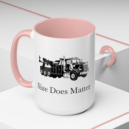 Size Does Matter 2-Tone Coffee Mug