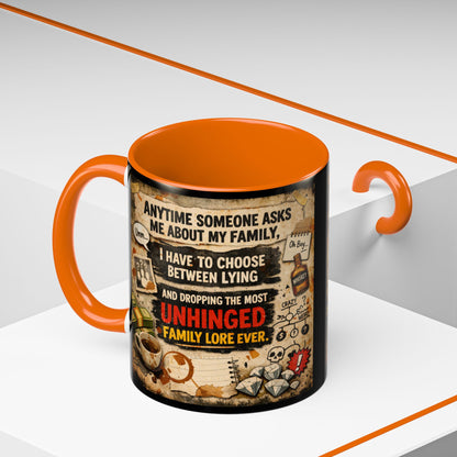 Unhinged Family 2-Tone Coffee Mug