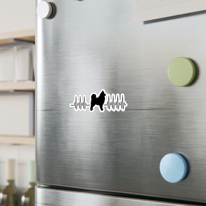 My Heart Beats For Samoyeds Vinyl Decal