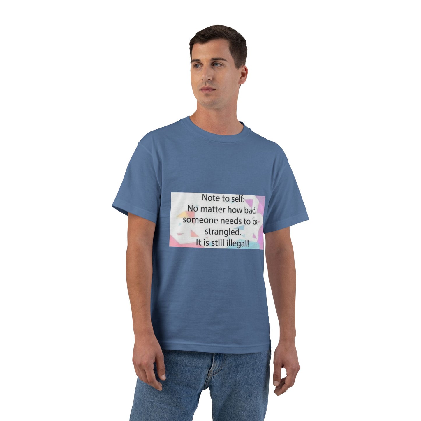 Note To Self Men's Short-Sleeve Crewneck Tee