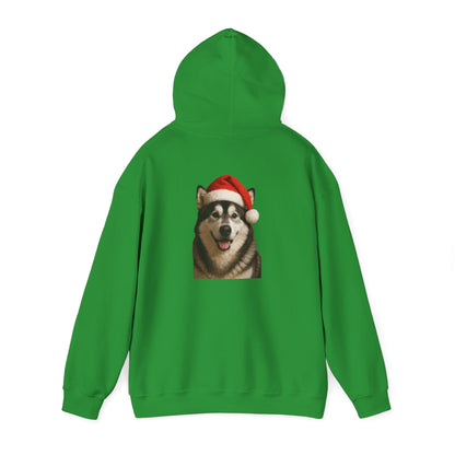 Santa Paws Malamute Unisex Hoodie