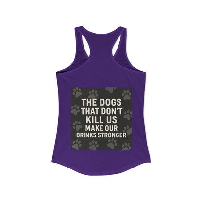 Drinks Stronger Women's Racerback Tank