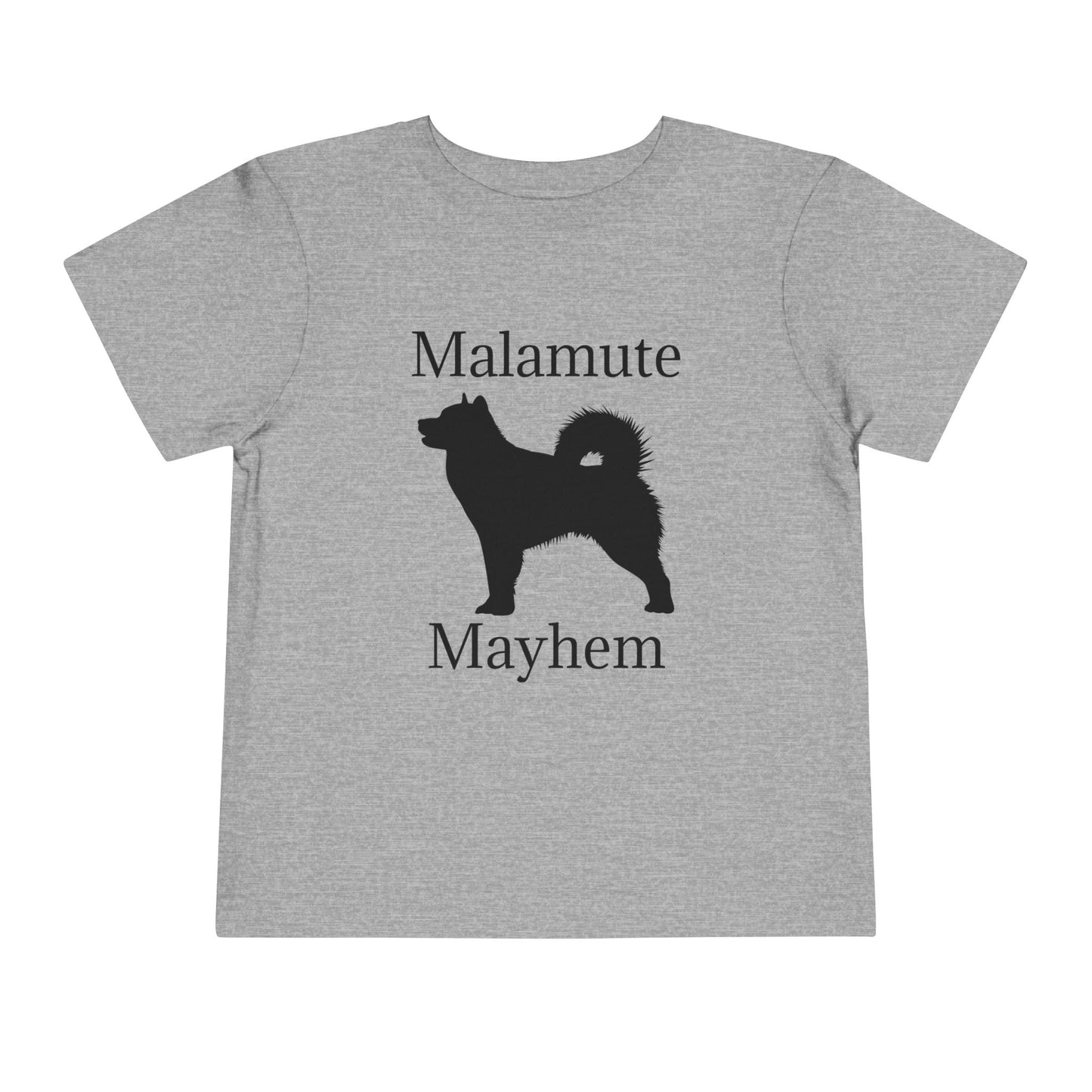 Malamute Mayhem Toddler Unisex Short Sleeve Crewneck Tee
