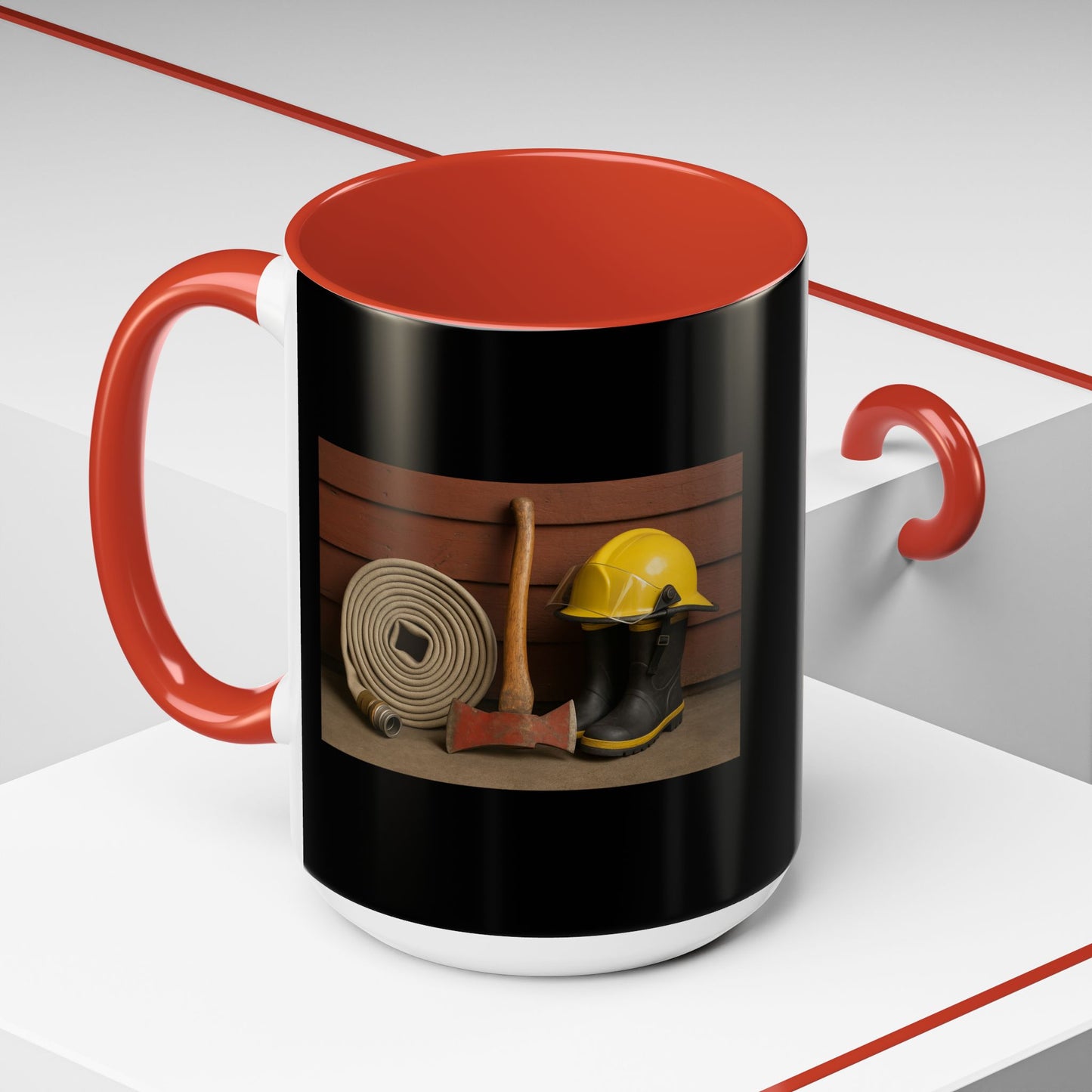 Fire/Rescue Appreciation 2-Tone Coffee Mug