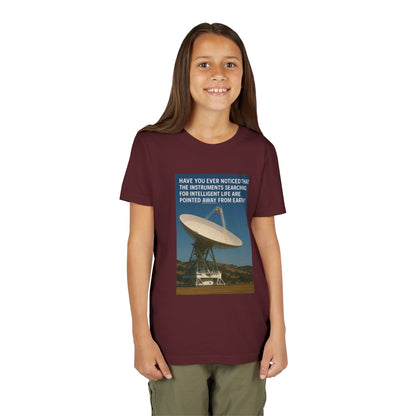 Intelligent Life Youth Unisex Short Sleeve Crewneck Tee