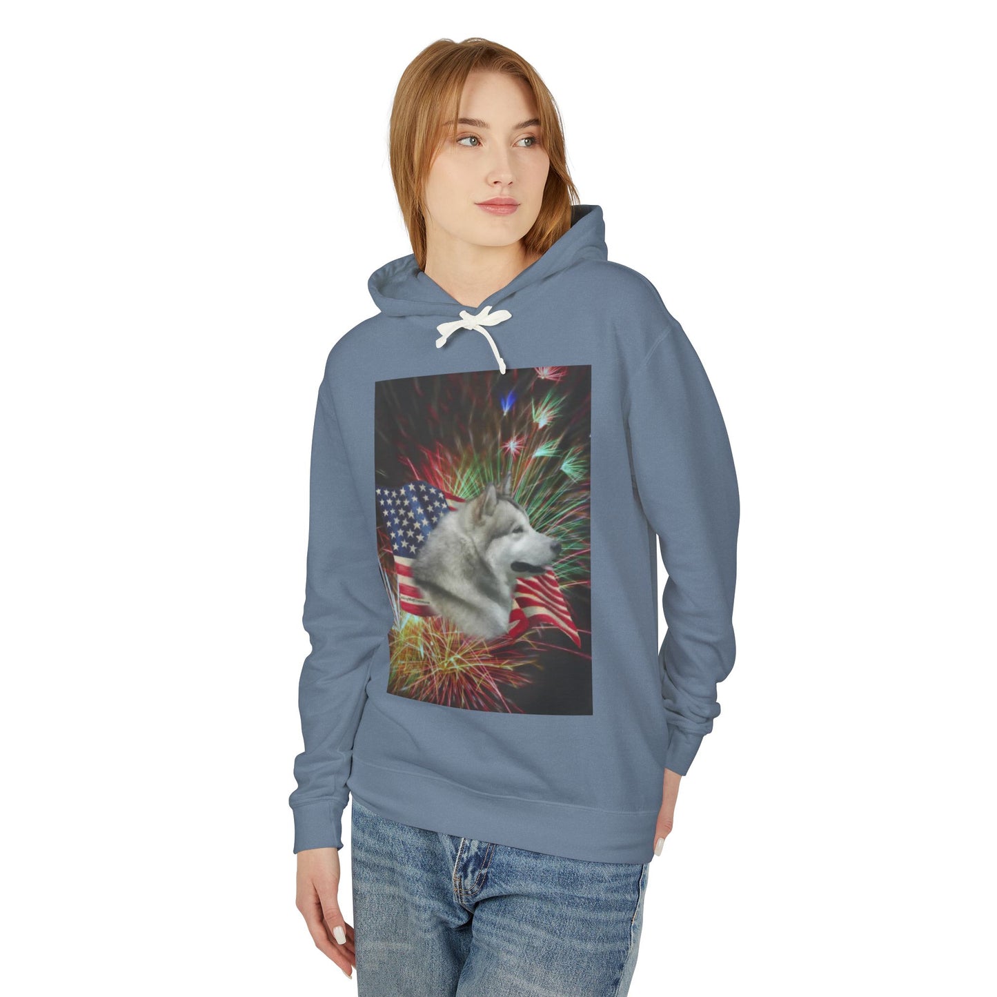 American Malamute Unisex Lightweight Hoodie