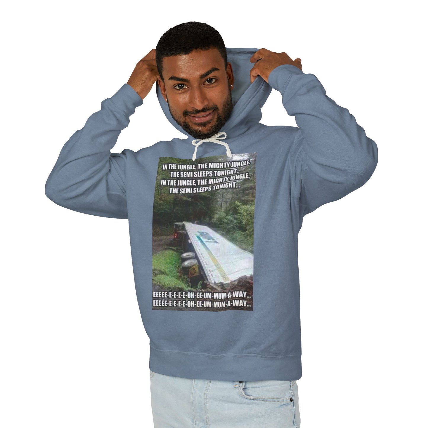 Semi Sleeps Unisex Lightweight Hoodie