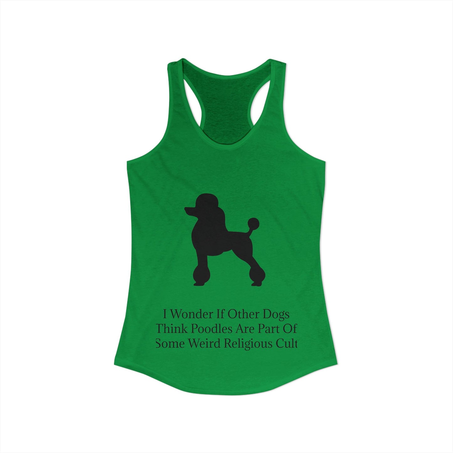 I Wonder Women's Racerback Tank