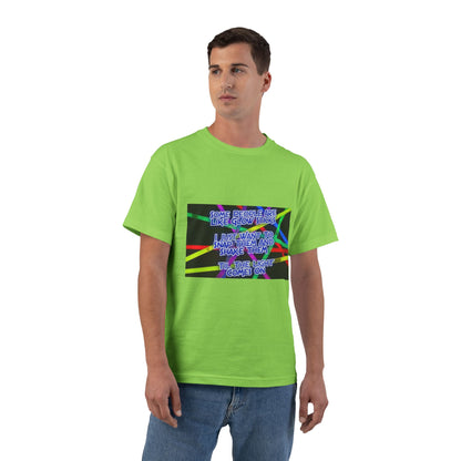 Glow Sticks Men's Short-Sleeve Crewneck Tee