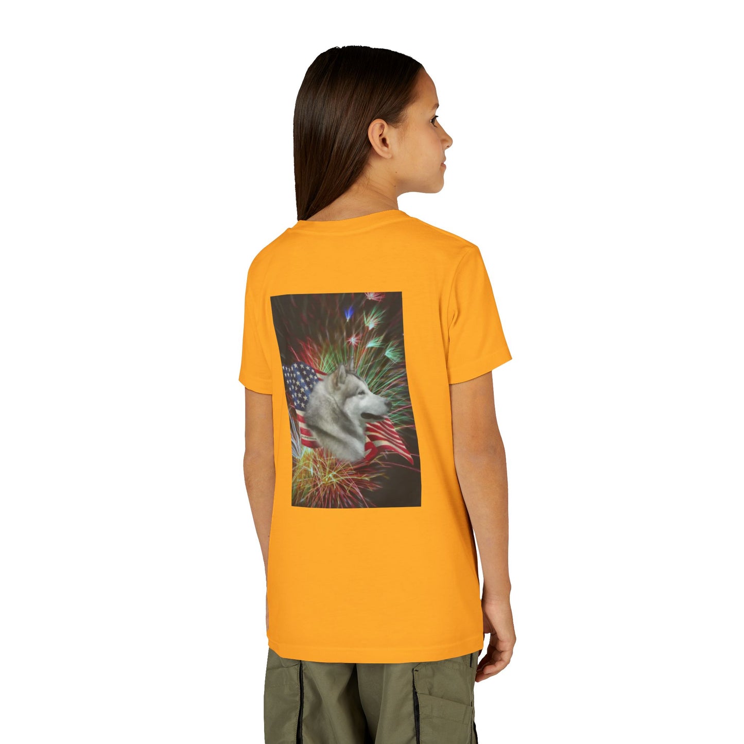 American Malamute Youth Unisex Short Sleeve Crewneck Tee