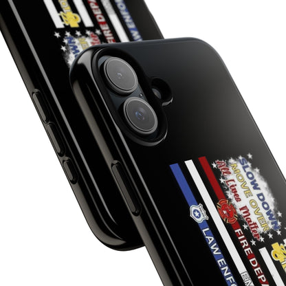 Slow Down Move Over Flag iPhone Case