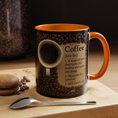 Coffee Definition 2-Tone Coffee Mug