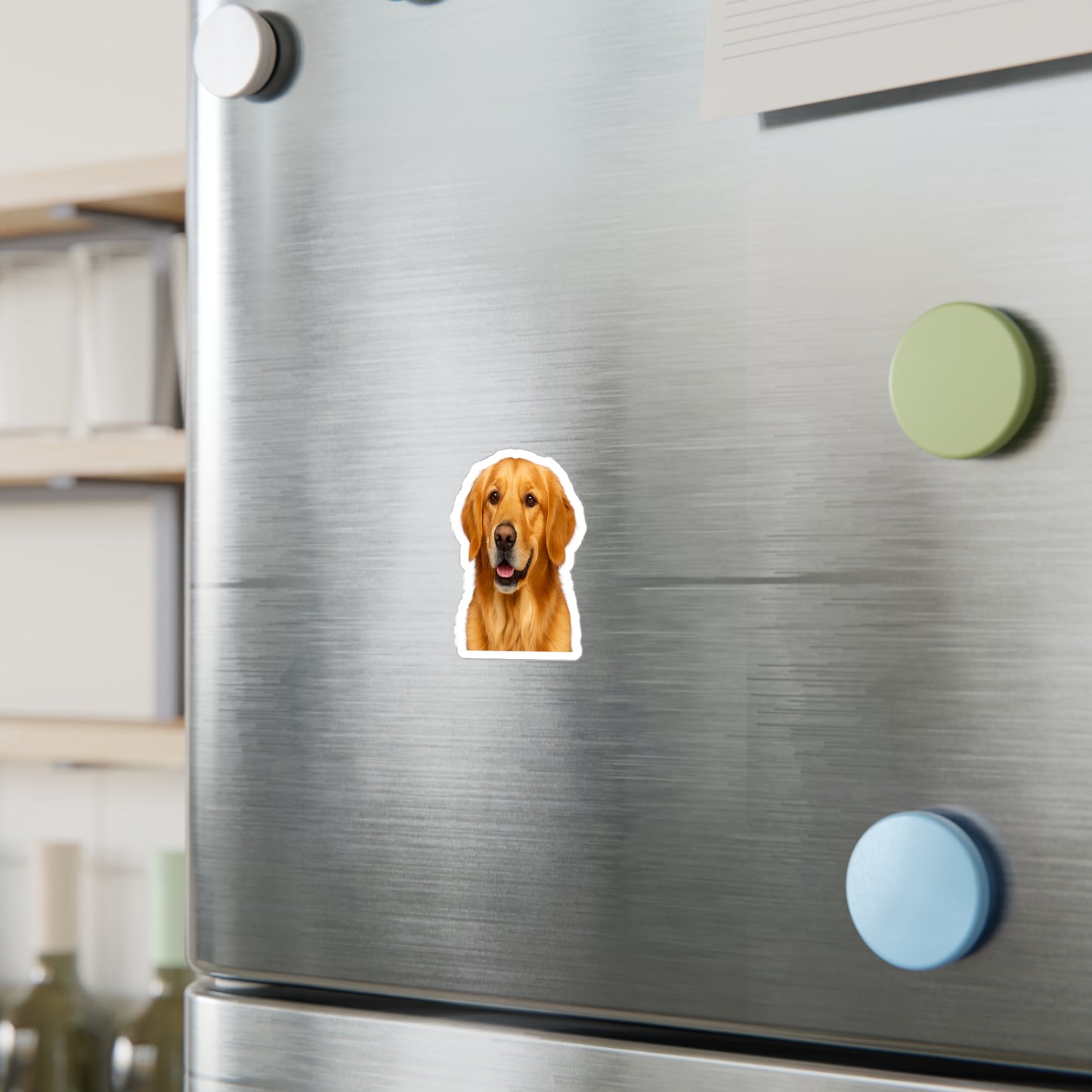 Golden Head Vinyl Decal