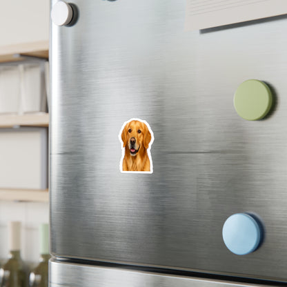 Golden Head Vinyl Decal