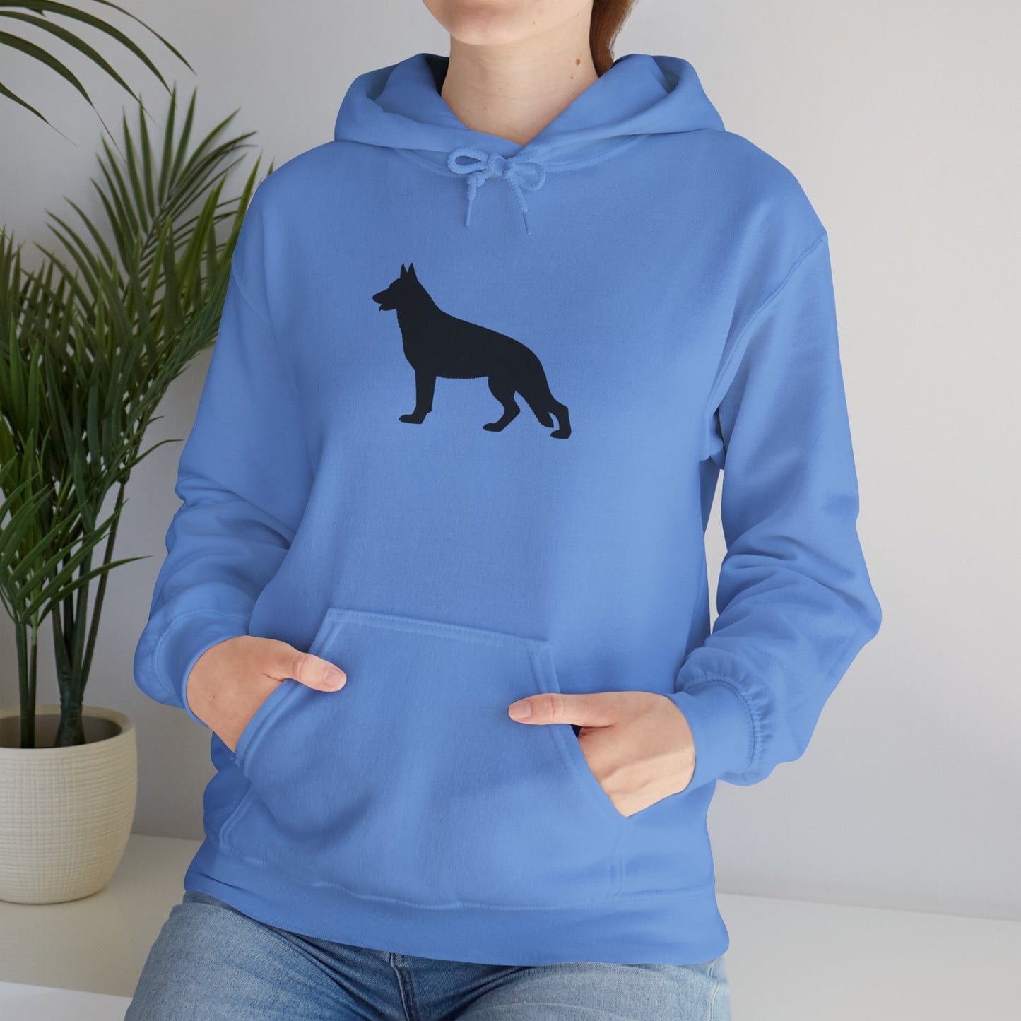 German Shepherd Silhouette Unisex Hoodie