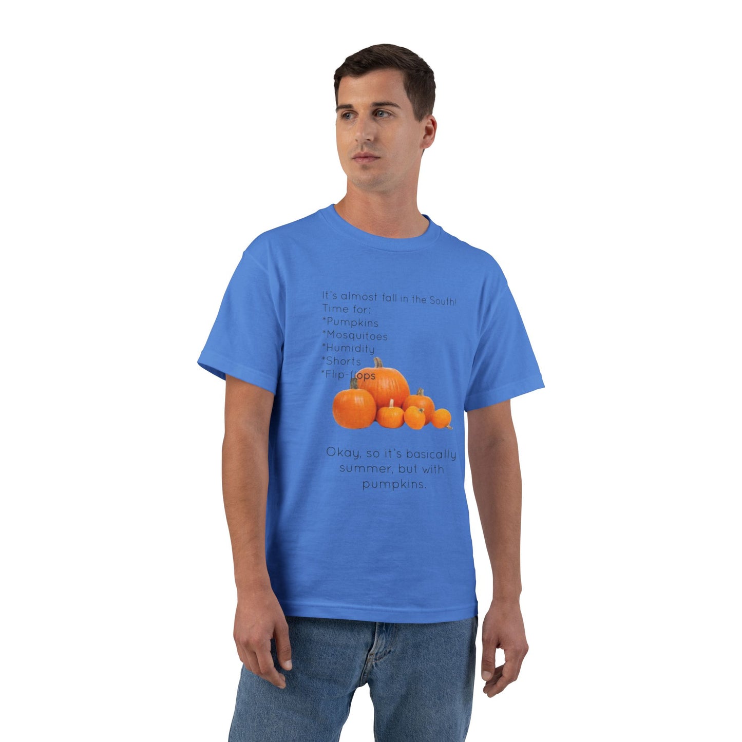 Fall In The South Men's Short-Sleeve Crewneck Tee