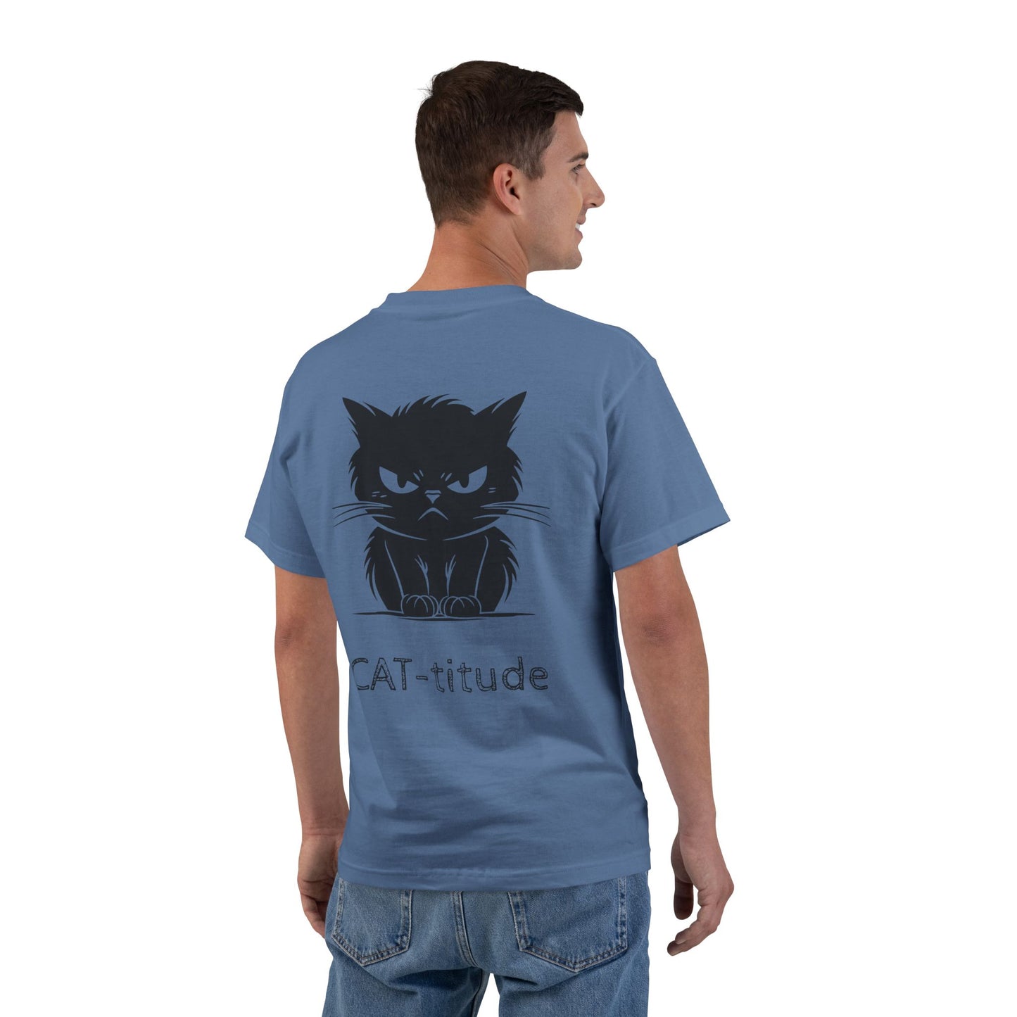 CAT-titude Men's Short-Sleeve Crewneck Tee