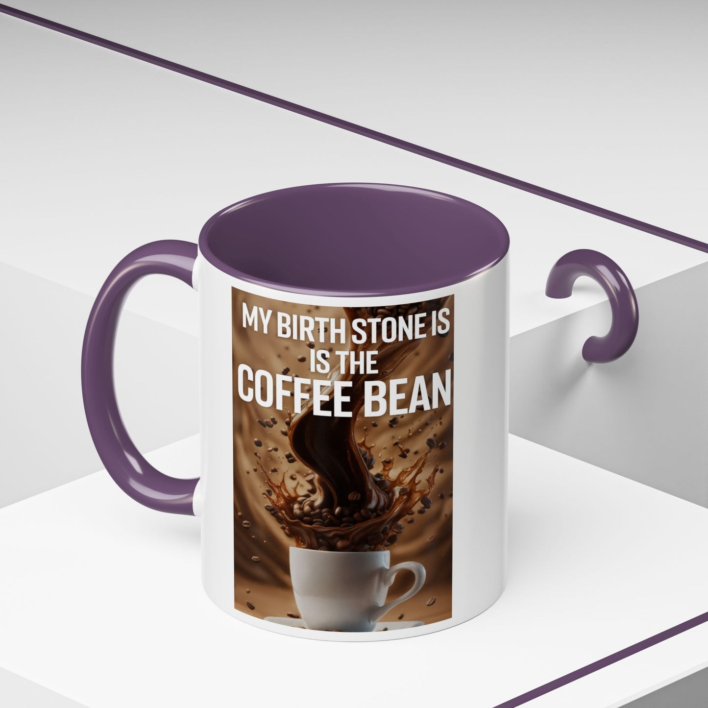 Birth Stone 2-Tone Coffee Mug